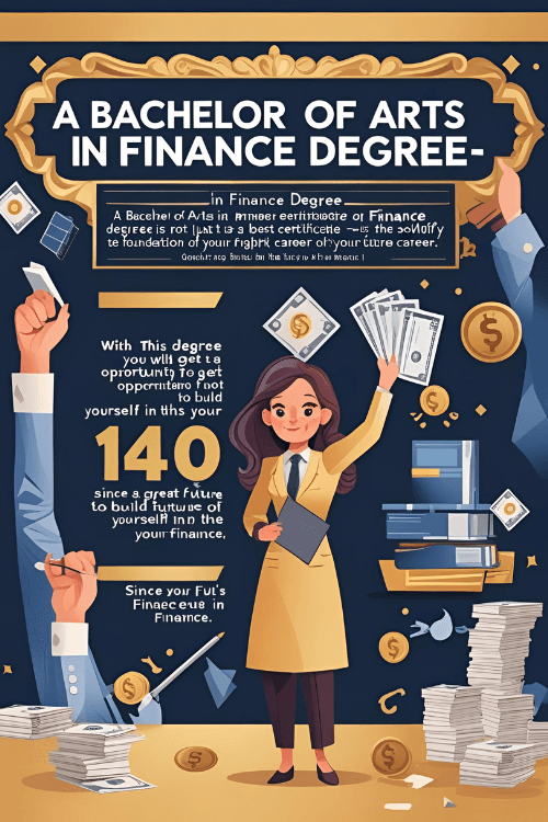 Bachelor Degree in Finance and Accounting What's your next step? A Bachelor of Arts in Finance degree is not just a paper certificate—it’s the best path to solidify the foundation of your future career.